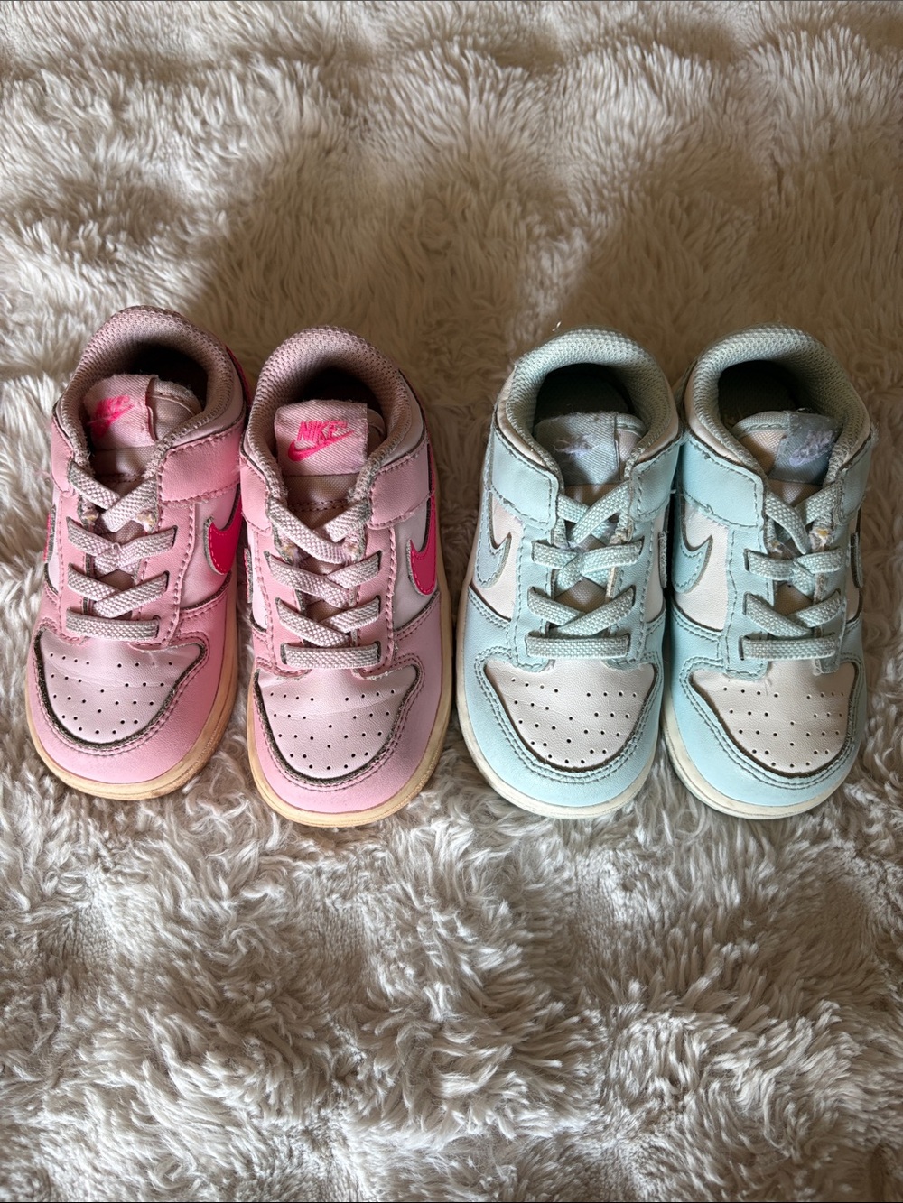 Nike Dunk Low Sneakers – 2-Pair Bundle – Size 7C